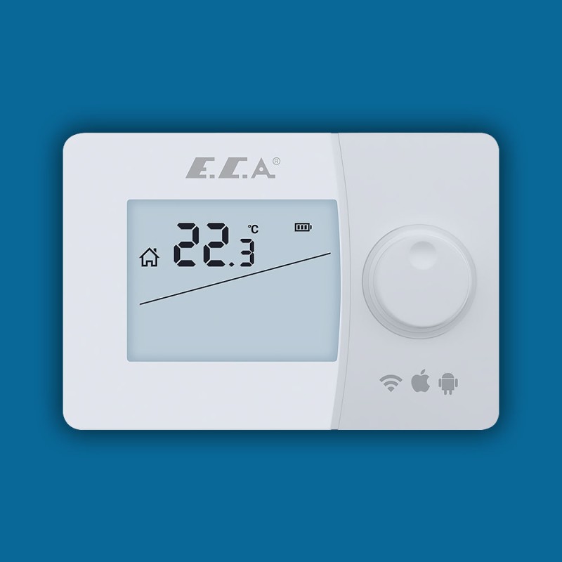 E.C.A. Poly Smart Akıllı Oda Termostatı Kablosuz Wifi E.C.A. Poly Smart Akıllı Oda Termostatı Kablosuz Wifi